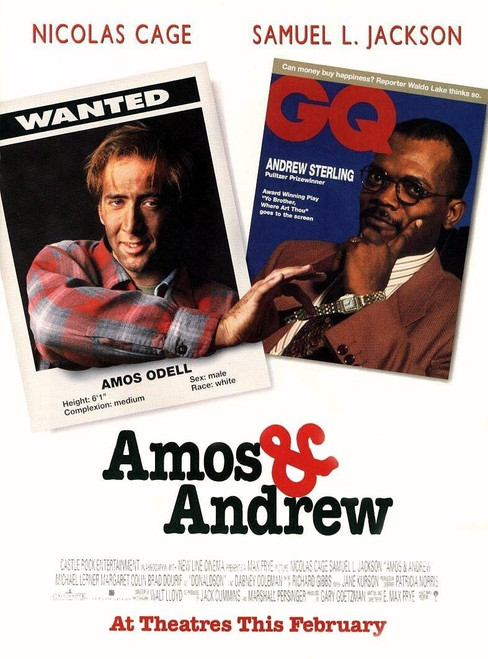 Amos & Andrew (1993)_0 Movie Film Poster Canvas iconic design