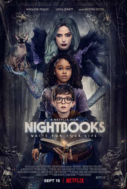 Nightbooks (2021)_0 Poster Canvas Movie Film Print A0 A1 A2 A3 A4 A5 A6 Art Wall