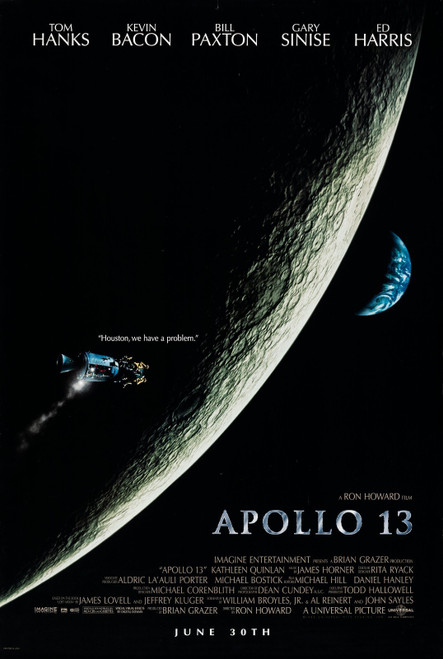 Apollo 13 (1995)_1 Movie Film Poster Canvas iconic design