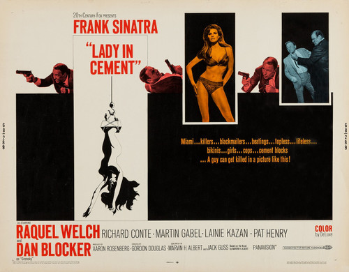 Lady in Cement (1968)_2 Poster Canvas Movie Film Print A0 A1 A2 A3 A4 A5 A6 Art