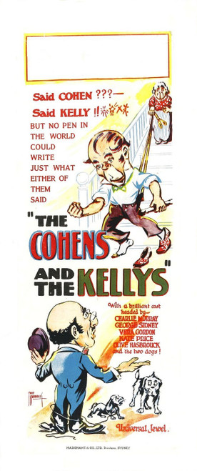 The Cohens and the Kellys (1926)_0 Poster Canvas Movie Film Print A0 A1 A2 A3 A4
