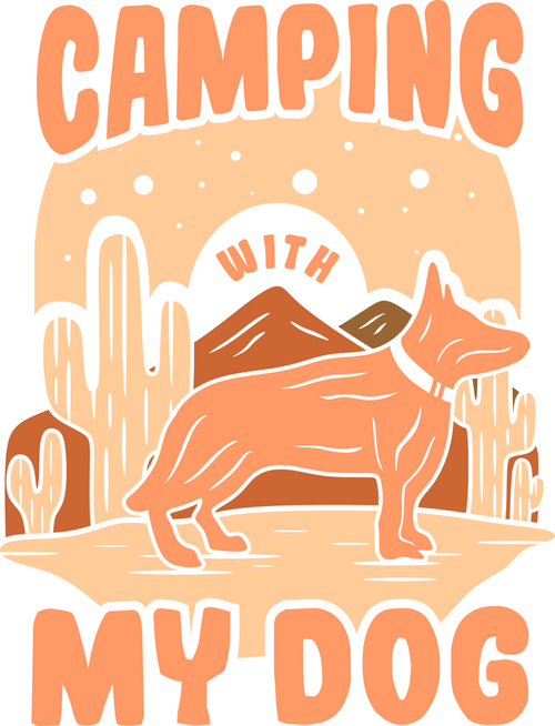 Camping with My Dog 2 Poster Canvas Movie Film Print A0 A1 A2 A3 A4 A5 A6 Art Wa