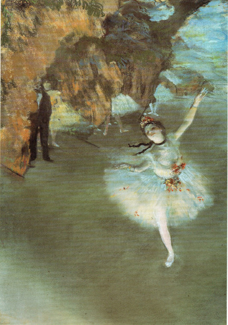 Degas- The Star- 1876-77 Art Gallery Poster Canvas Print Wall Decoration A0 A1 A