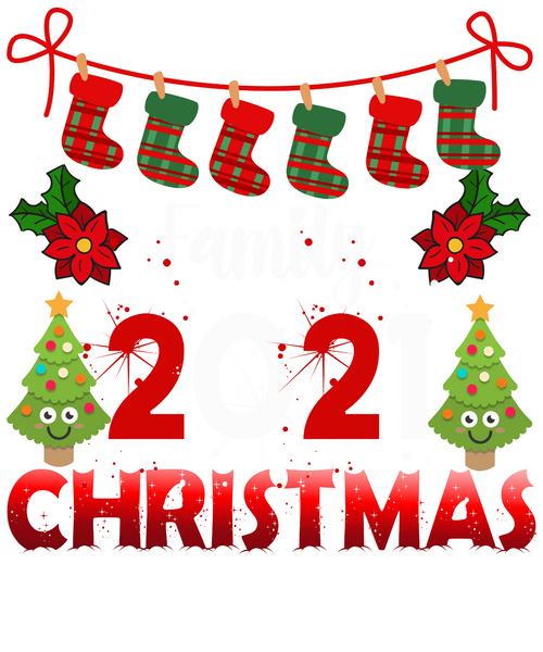 FAMILY 2021 CHRISTMAS Personalized Poster Canvas Print A0 A1 A2 A3 A4 A5 A6 Art