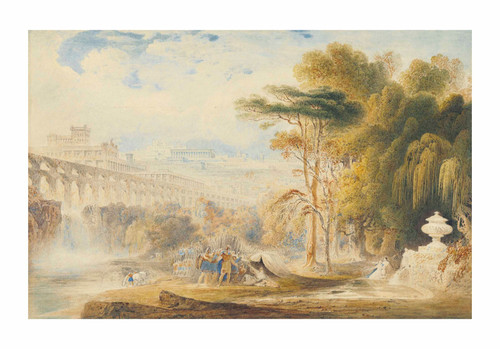 John Martin - Alexander visiting diogenes Poster Canvas Movie Film Print A0 A1 A