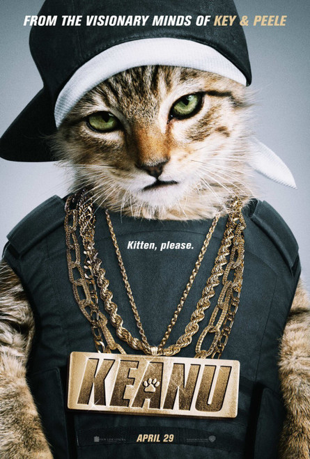 Keanu (2016)_1 Poster Canvas Movie Film Print A0 A1 A2 A3 A4 A5 A6 Art Wall Deco