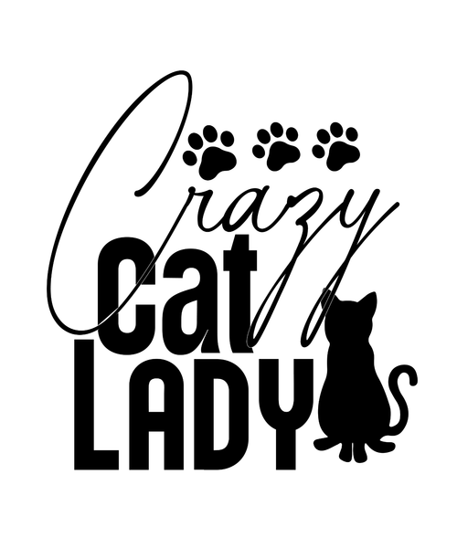Crazy Cat Lady-01 (2) Poster Canvas Movie Film Print A0 A1 A2 A3 A4 A5 A6 Art Wa