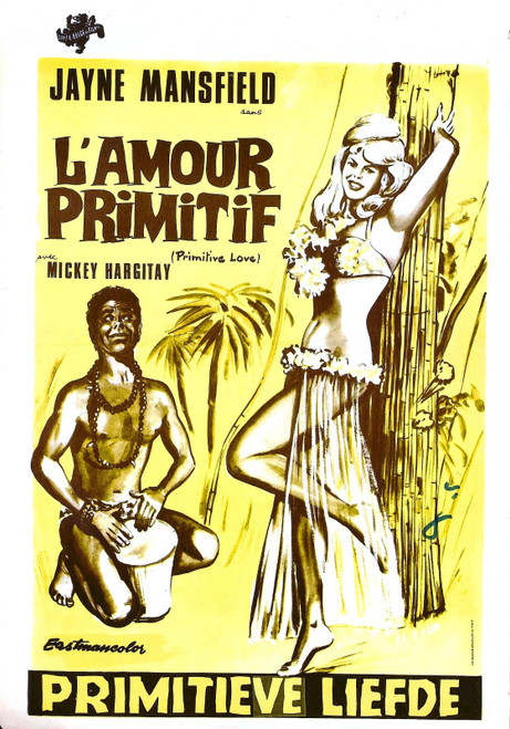 Primitive Love 01 Poster Canvas Movie Film Print A0 A1 A2 A3 A4 A5 A6 Art Wall D