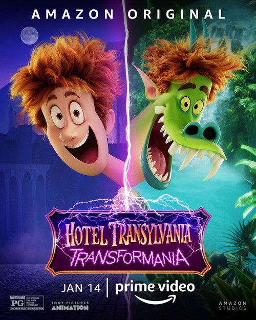 Hotel Transylvania Transformania 7 Poster Canvas Movie Film Print A0 A1 A2 A3 A4