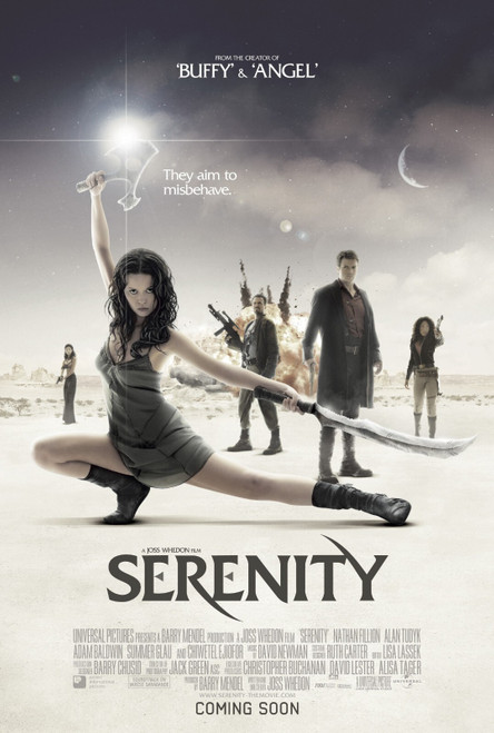 Serenity (2005)_2 Poster Canvas Movie Film Print A0 A1 A2 A3 A4 A5 A6 Art Wall D