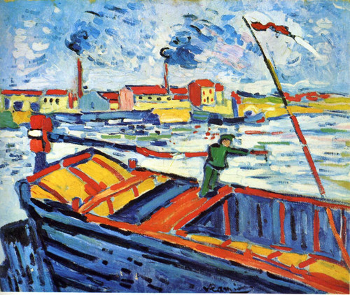 Maurice de Vlaminck - Painting nr 123 Poster Canvas Movie Film Print A0 A1 A2 A3
