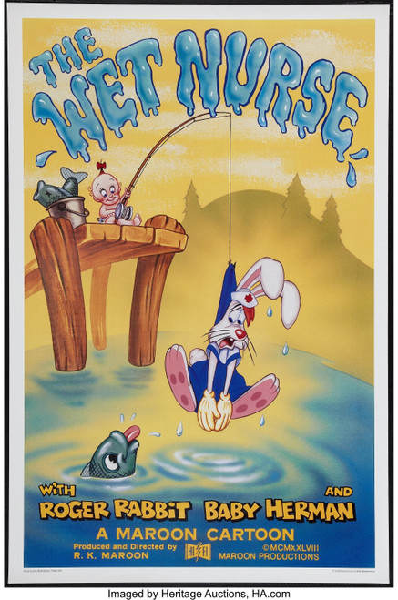Roger Rabbit Maroon Cartoon Lot (Kilian Enterprises, 1988). Ghost One SheetsA Po