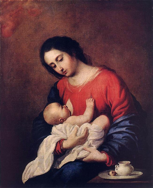 Madonna_with_Child_WGA Poster Canvas Print Art Painting Decor Reprint wall A0 A1
