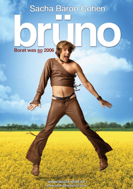Brüno (2009)_5 Movie Film Poster Canvas iconic design
