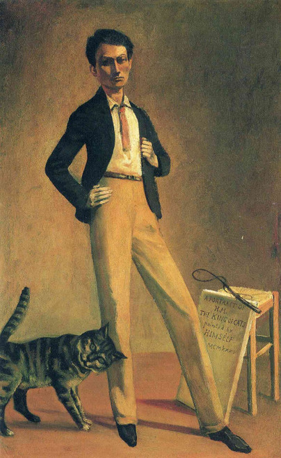 Balthus - the-king-of-cats-1935(1) Poster Canvas Movie Film Print A0 A1 A2 A3 A4