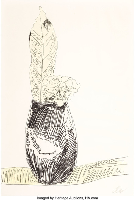 ANDY WARHOL (American, 1928-1987). Flowers (ten works), 1974. Poster Canvas Movi