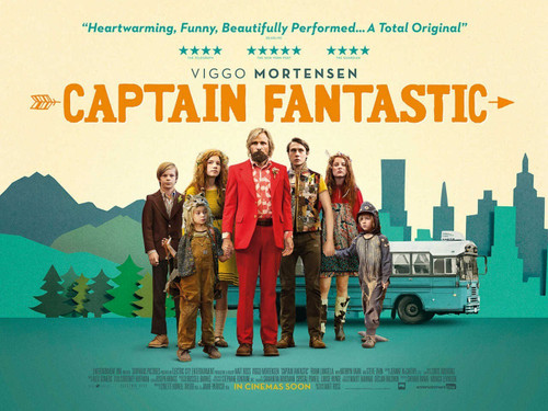 Captain Fantastic (2016)_2 Movie Film Poster Canvas iconic design