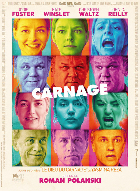 Carnage (2011)_1 Movie Film Poster Canvas iconic design