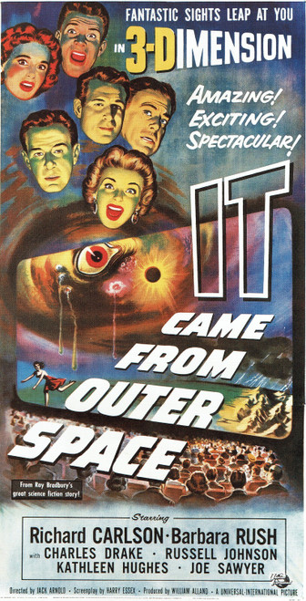 It Came From Outer Space - 1953 Poster Canvas Movie Film Print A0 A1 A2 A3 A4 A5