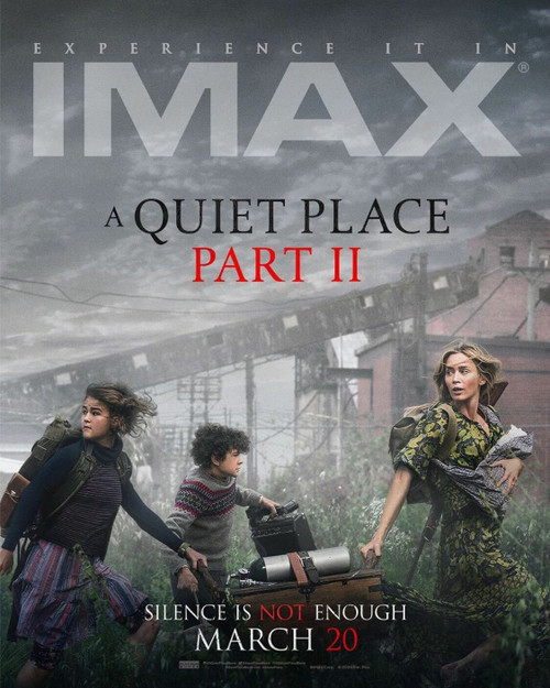 A Quiet Place Part II 4 - Poster (A0-A4) Film Movie Picture Art Wall Decor Actor