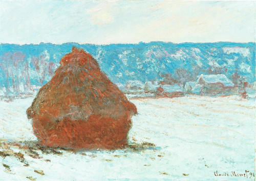 Monet- The Haystack Poster Canvas Movie Film Print A0 A1 A2 A3 A4 A5 A6 Art Wall
