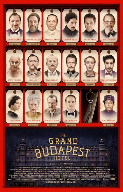 The Grand Budapest Hotel (2014)_2 Poster Canvas Movie Film Print A0 A1 A2 A3 A4