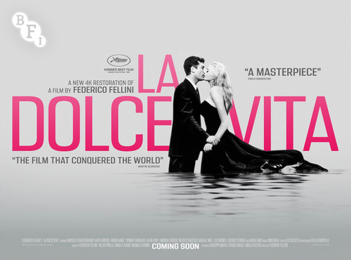 La Dolce Vita (1960)_4 Poster Canvas Movie Film Print A0 A1 A2 A3 A4 A5 A6 Art W