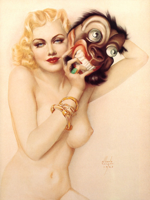 Alberto_Vargas_Pin-Up_Art_050 Art Gallery Poster Canvas Print Wall Decoration A0