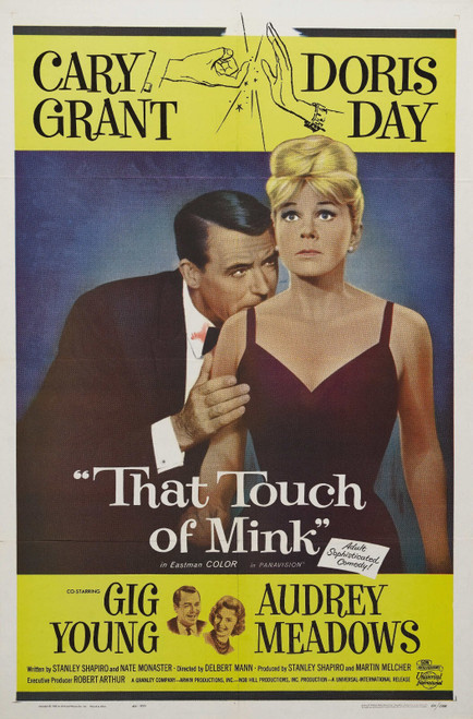 That Touch of Mink (1962)_1 Poster Canvas Movie Film Print A0 A1 A2 A3 A4 A5 A6