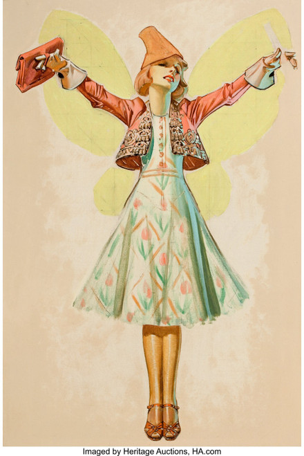 JOSEPH CHRISTIAN LEYENDECKER (American, 1874-1951). Study for Saturday Evening P