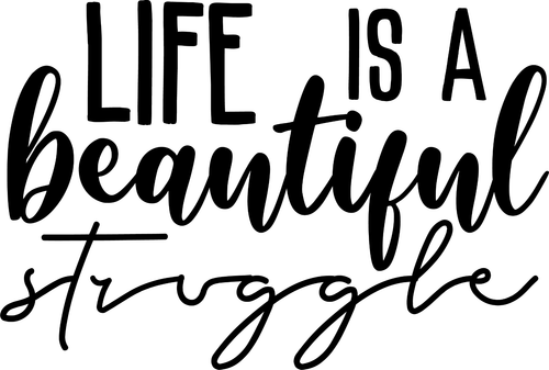 life is a beautiful struggle (2) Poster Canvas Movie Film Print A0 A1 A2 A3 A4 A