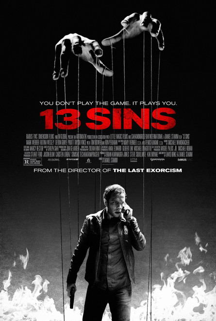 13 Sins (2014)_1 Movie Film Poster Canvas iconic design