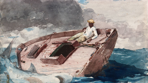 Winslow Homer - The Gulf Stream Poster Canvas Movie Film Print A0 A1 A2 A3 A4 A5