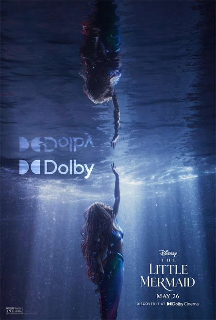 The Little Mermaid (2023)_5 Poster Canvas Movie Film Print A0 A1 A2 A3 A4 A5 A6