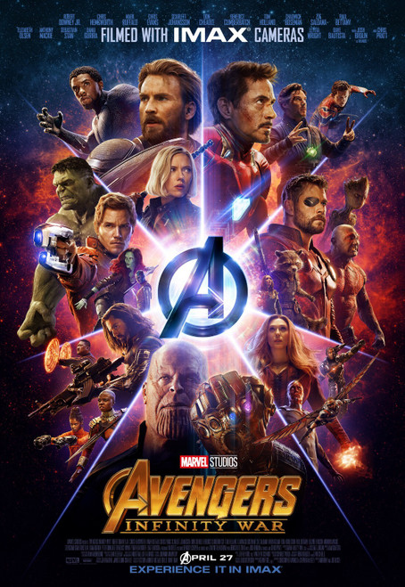 Avengers Infinity War Imax poster Poster Canvas Movie Film Print A0 A1 A2 A3 A4