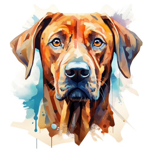 Rhodesian Ridgeback (3) Poster Canvas Movie Film Print A0 A1 A2 A3 A4 A5 A6 Art