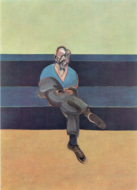 Francis Bacon - Study for the portrait of P.L. Poster Canvas Movie Film Print A0