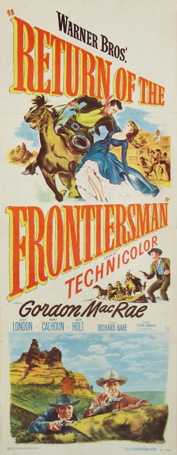 Return of the Frontiersman (1950)_2 Poster Canvas Movie Film Print A0 A1 A2 A3 A