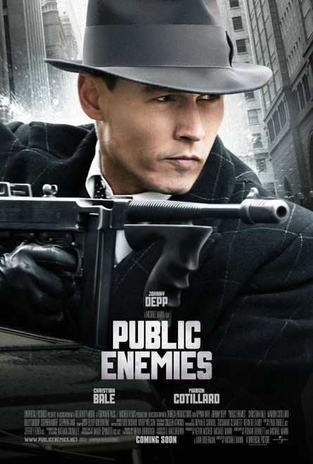 Public Enemies (2009)_4 Poster Canvas Movie Film Print A0 A1 A2 A3 A4 A5 A6 Art