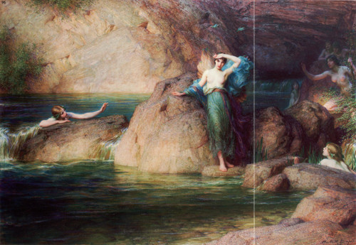 Draper_Halcyone Poster Canvas Print Art Painting Decor Reprint wall A0 A1 A2 A3