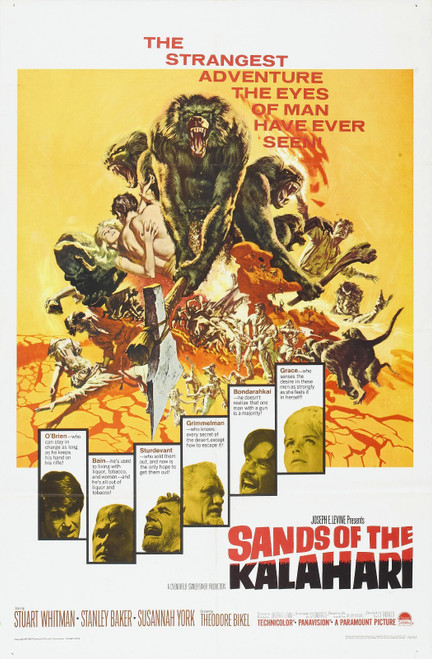 Sands of the Kalahari (1965)_0 Poster Canvas Movie Film Print A0 A1 A2 A3 A4 A5
