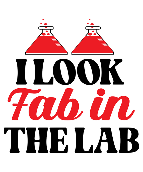 I Look Fab in the Lab-01 (6) Poster Canvas Movie Film Print A0 A1 A2 A3 A4 A5 A6