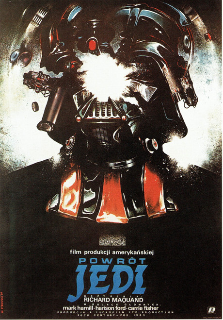 Return Of The Jedi - Polish-1983 Poster Canvas Movie Film Print A0 A1 A2 A3 A4 A