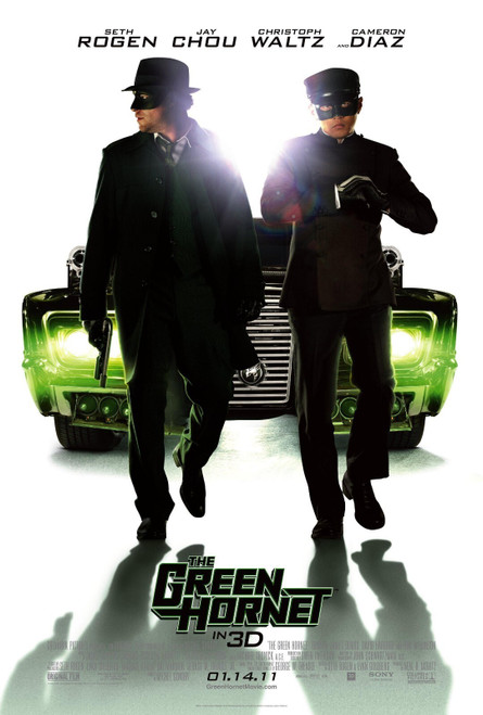The Green Hornet (2011)_5 Poster Canvas Movie Film Print A0 A1 A2 A3 A4 A5 A6 Ar