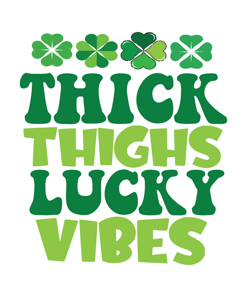 Thick Thighs Lucky Vibes-01 (2) Poster Canvas Movie Film Print A0 A1 A2 A3 A4 A5