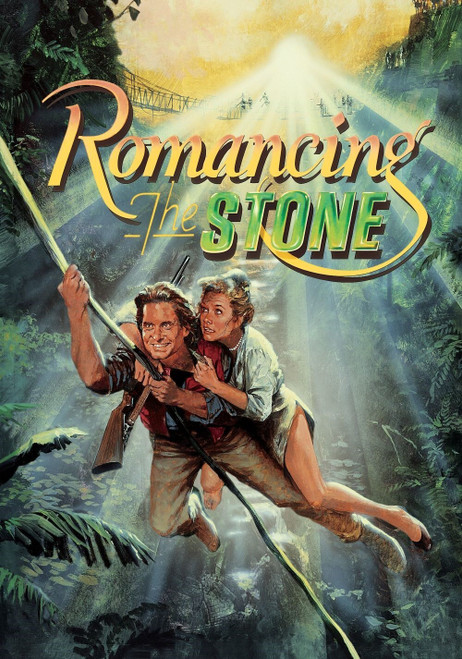 ROMANCING THE STONE (1984) 3 Poster Canvas Movie Film Print A0 A1 A2 A3 A4 A5 A6