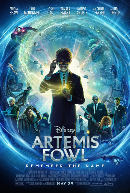 Artemis Fowl (2020)_2 Movie Film Poster Canvas iconic design