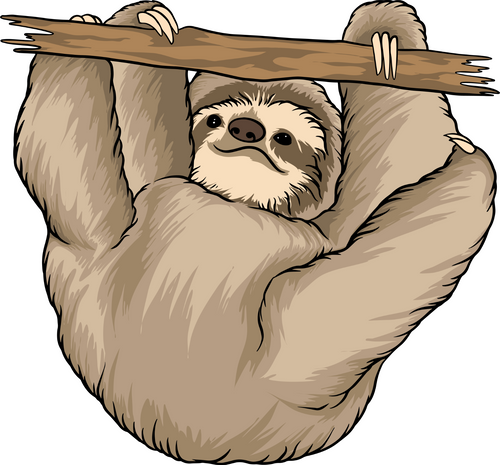 Sloth 2 Poster Canvas Movie Film Print A0 A1 A2 A3 A4 A5 A6 Art Wall Decoration