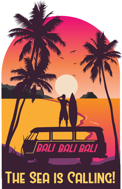 Bali the Sea is Calling Poster Canvas Movie Film Print A0 A1 A2 A3 A4 A5 A6 Art