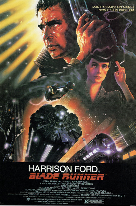 Blade Runner- Us- 1982 Poster Canvas Movie Film Print A0 A1 A2 A3 A4 A5 A6 Art W